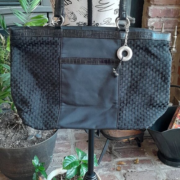 Coldwater Creek Black with silver accents Shoulder Bag - Picture 4 of 10